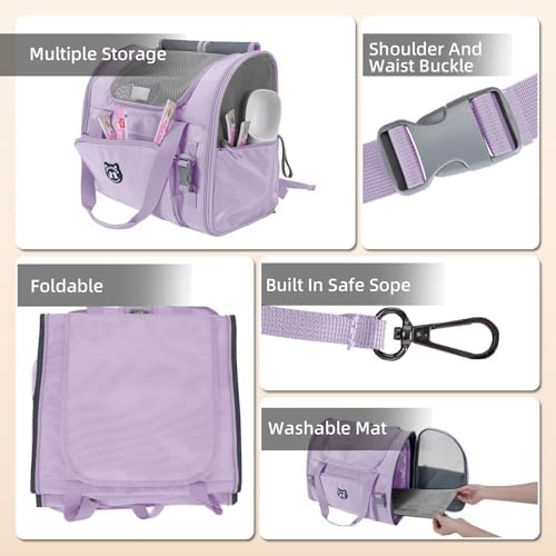 Lollimeow Expandable Large Cat Carrier Backpack, Supports up to 14 lbs - Image 6