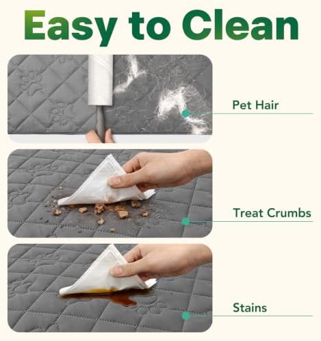 PAWFINITY Small Waterproof Dog Bed Cover Replacement, Fitted Sheet Washable - Image 7