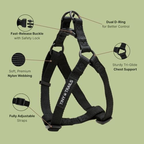 Step-in Dog Harness for Puppies and Small Breeds Adjustable No-Pull Soft Vest - Image 2