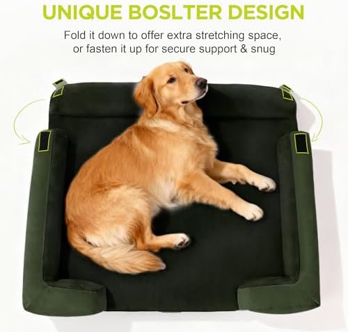 Orthopedic Dog Bed for Medium Large Size Dogs, Memory Foam Pet Couch Sofa - Image 3