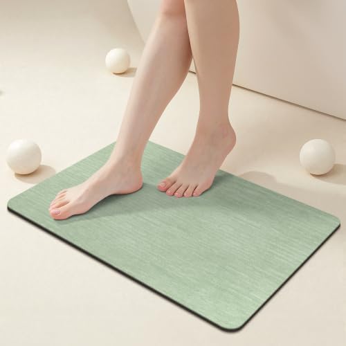Mecko Bath Mat Ultra Thin Sage Green by Mecko