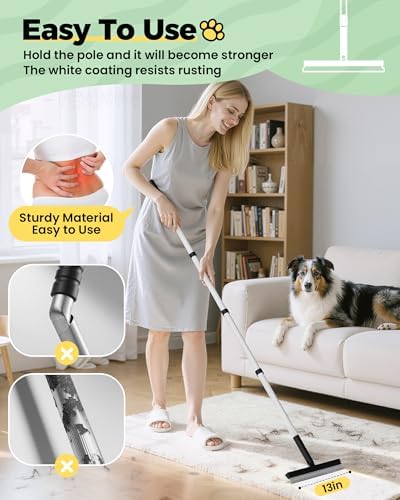 Carpet Rake for Pet Hair Removal Tool - 4 in 1 Pet Hair Remover Kit for Dog Cat - Image 4
