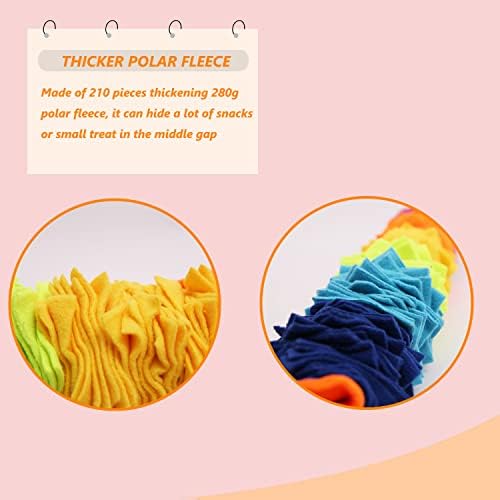 Ablechien Snuffle Ball Rainbow Snuffle Snake Puzzle Toy - Image 5