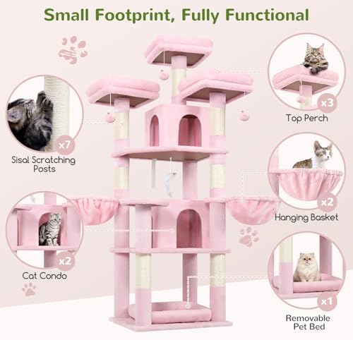 Globlazer Big XL Cat Tower for Indoor Multiple Cats - Image 4