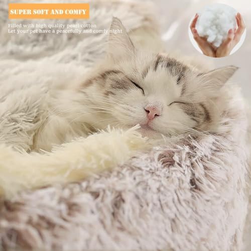 ZaneSun Calming Round Dog Bed & Cat Cave - Image 3