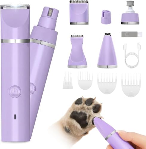 Veeconn 4 in 1 Dog Clippers Grooming Kit by VeeconnPetSupplies