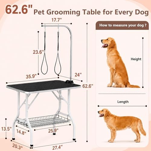 Yaheetech Professional 36-inch Foldable Pet Grooming Table - Image 3