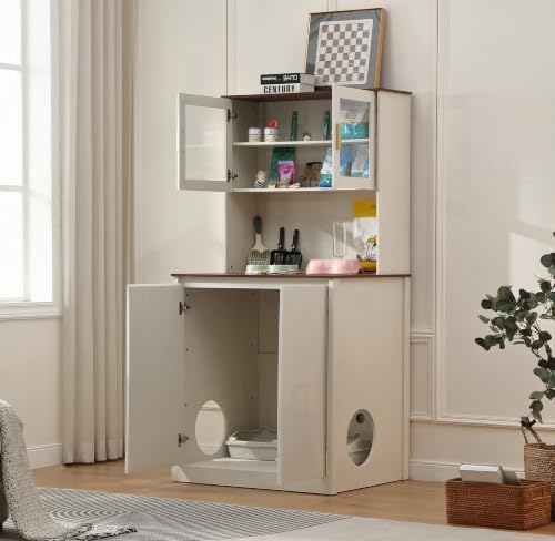 Forest Gravity Extra Large Tall Litter Box Cabinet - Image 2
