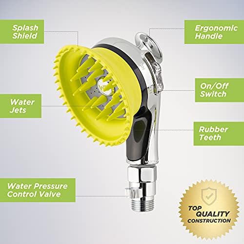 Wondurdog Chrome Handheld Shower Head - Image 2