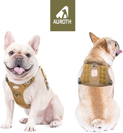 AUROTH Dog Harness for Small Medium Dogs, Tactical No Pull Dog Vest - Image 2