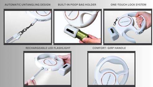 All-in-One Retractable Dual Dog Leash - Image 7