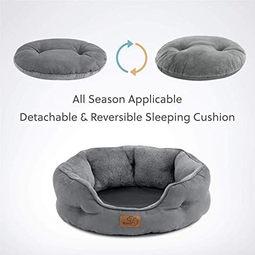 Bedsure Small Dog Bed Washable, Round Cat Beds - Image 5
