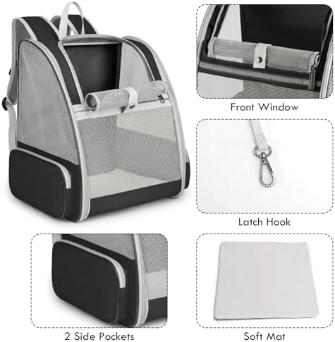 Cat Backpack Carrier, Small Dog Carrier Backpack - Image 2