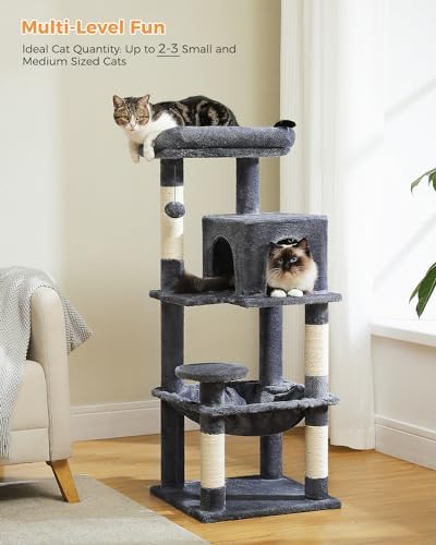MUTTROS Cat Tree, 45.7" Multi-Level Cat Tower - Image 2