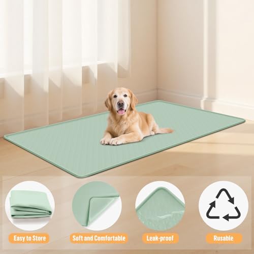 Silicone Dog Bed Mat 51"x 25.6" Crate Mat - Image 4