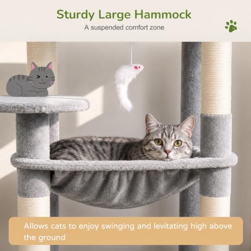 Globlazer Cat Tree Tower with Scratching Post - Image 4