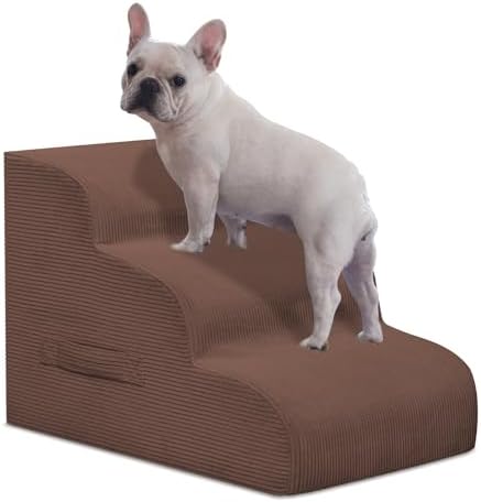 Mesa Lemon 3 Step Dog Stairs Pet Ramp by MesaLemon