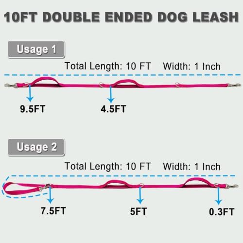 WYuZe Double Clasp 10ft Dog Leash - Image 6