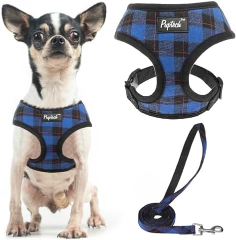 PUPTECK Small Dog Harness and Leash Set No Pull by PUPTECK