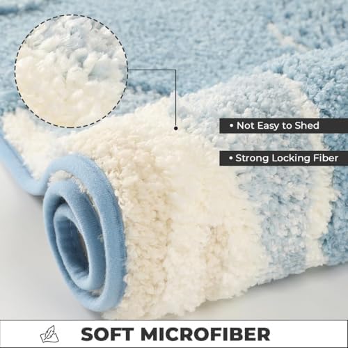 Cute Ocean Bathroom Rug Super Absorbent Bath Mat Machine Washable and Non Slip - Image 4