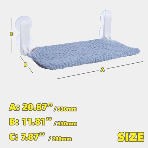 AIWIKIDE Cat Window Perch, Easy Install Bracket, Portable Wall Hammock - Image 5