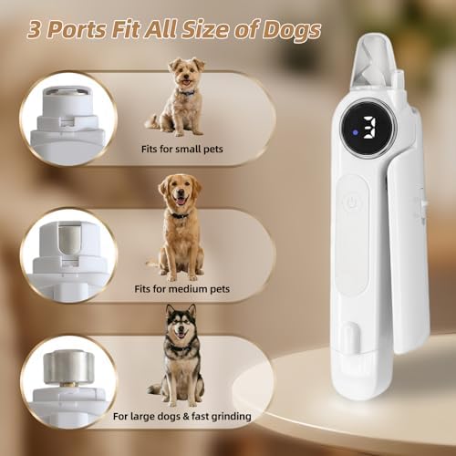2-in-1 Quiet Electric Pet Nail Clipper & Grinder - Image 4