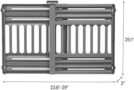 IRIS USA Pet Gate, Adjustable Width - Image 2