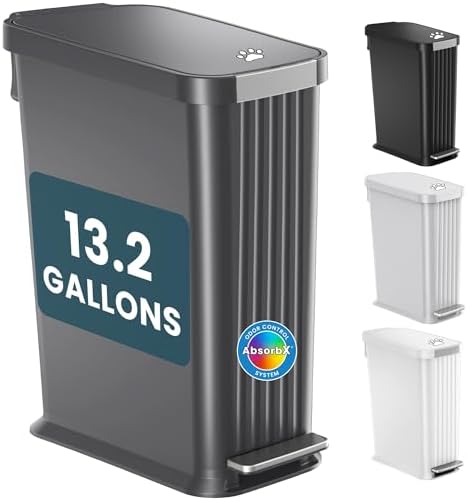 iTouchless 13.2 Gallon / 50 Liter Dog Poop Trash Can by Unknown