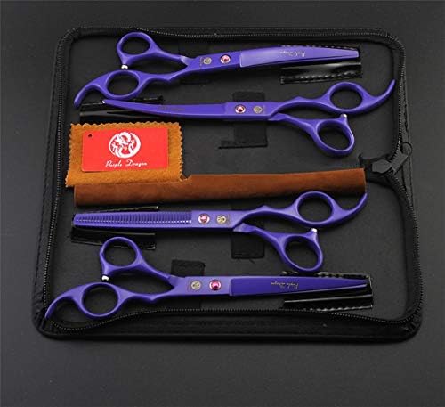 Purple Dragon 7.0 inch Dog Grooming Scissors Set - Image 7