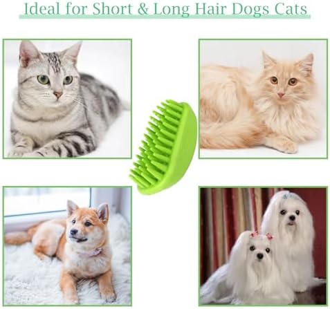 Dog Bath Brush Pet Silicone Shampoo Brush - Image 6