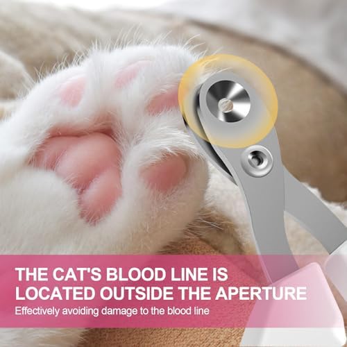 Cat Nail Clipper with Circular Cut Hole, Avoiding Excessive Cutting, Suitable - Image 5