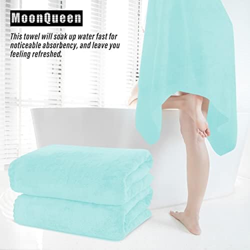 MOONQUEEN 2 Pack Premium Bath Towel Set - Image 7