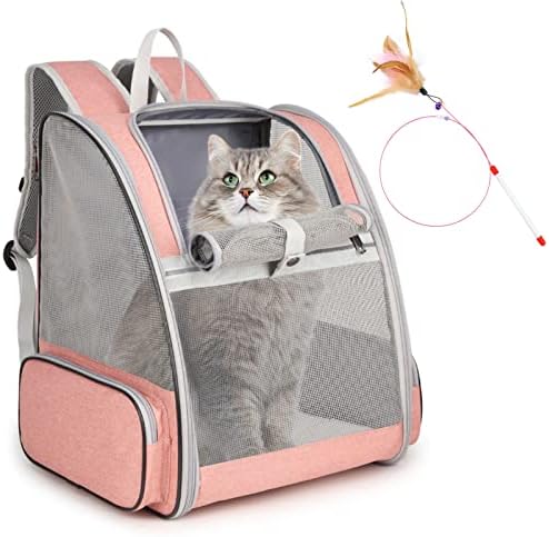 Cat Backpack Carrier, Small Dog Carrier Backpack by SSAWcasa