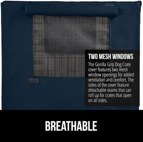 GORILLA GRIP Dog Crate Covers, Wire Kennel Topper, 30 in - Image 4