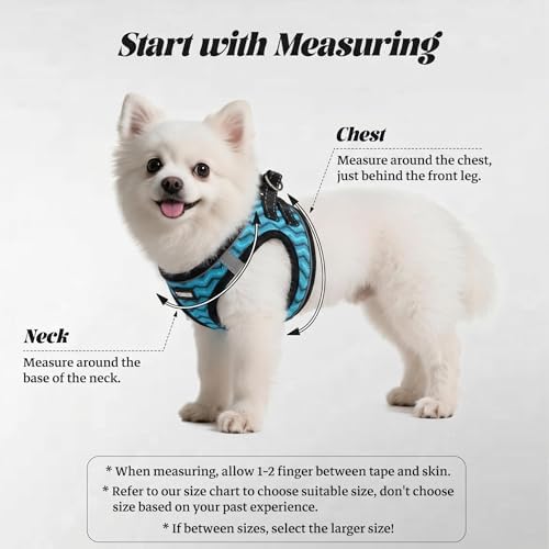 No Pull Dog Puppy Harness and Leash Set Reflective Mesh Vest Large - Image 2