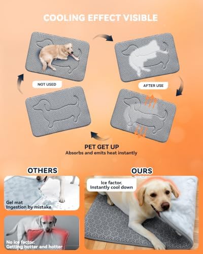 Washable Dog Crate Pad Small Puppies, Plush Back & Cooling Front Indoor - Image 5