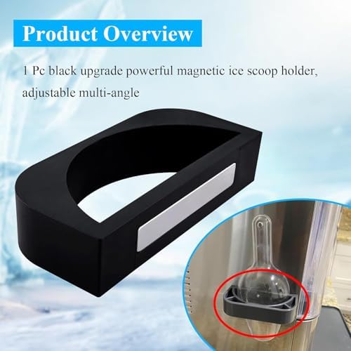 2 Pcs Upgrade Powerful Magnetic Ice Scoop Holder, Adjustable Multi-Angle - Image 2