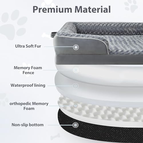 WNPETHOME Orthopedic Washable Human Dog Bed - Image 2