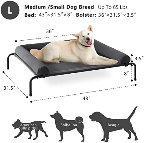 WESTERN HOME Cooling Elevated Dog Bed - Image 4