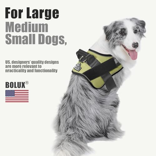 Bolux Dog Harness, No-Pull Reflective Dog Vest, Breathable Adjustable Pet - Image 5