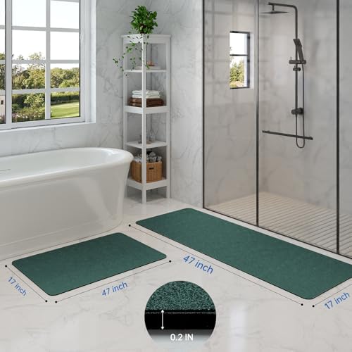 Bathroom Mat Rugs Sets 2 Piece Stone Bath Mats - Image 6