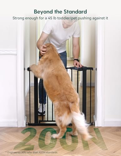 Babelio 29-43" Baby Gate for Stairs, PressGuard P7 Pet Gate - Image 3
