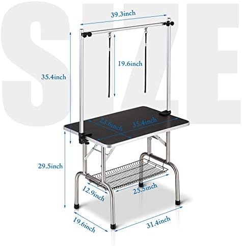 36 Inch Professional Adjustable Pet Grooming Table Heavy Duty - Image 3