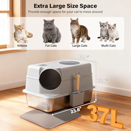 Stainless Steel Litter Box - Image 3