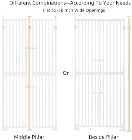 unipaws 75" High Extra Tall Cat Safety Gate - Image 5