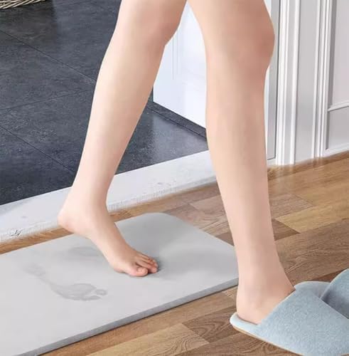 Cute Cat Stone Bath Mat, Non-Slip Diatomite Stone Shower Mat - Image 7