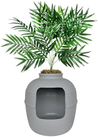 Good Pet Stuff Original Hidden Litter Box Planter, Decorative Cat Litter - Image 3