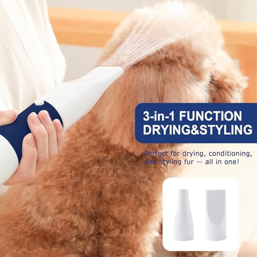 3-in-1 Pet Hair Dryer & Slicker Brush - Image 6