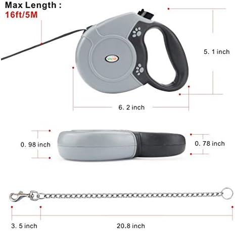 Idepet Heavy Duty Retractable Dog Leash - Image 4