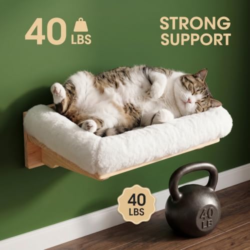 6in1 Cat Wall Shelves for Large Cats, Wall Mounted Climbing Furniture - Image 3